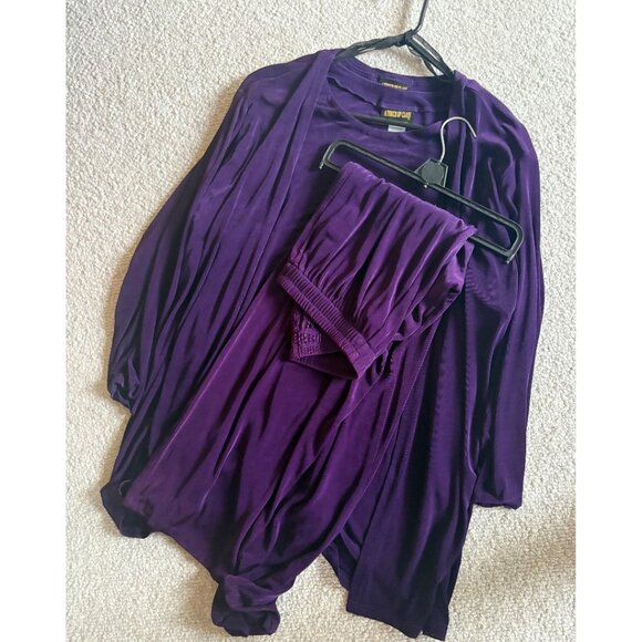 A Touch of Class Clothing Purple Top, Jacket, Pants set. (Plus Size) - Picture 5 of 6